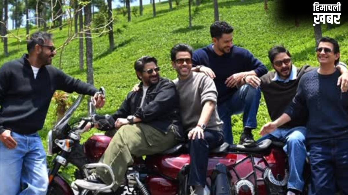 फंटूश गैंग के साथ लौट रहे अजय देवगन, ऊटी से शेयर की खास फोटो, हीरो को छोड़ 5 सीटों वाली बाइक देखते रह गए लोग