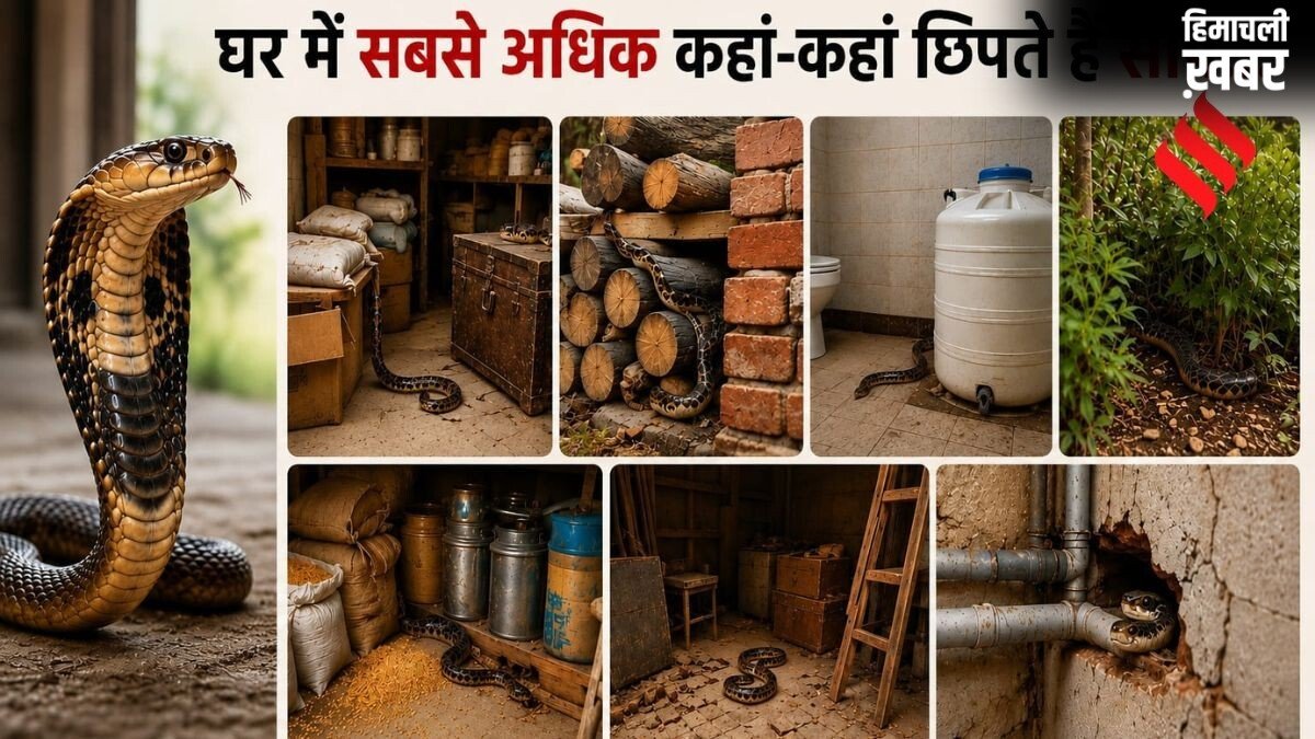 गर्मी में घर की इन 7 जगहों पर सबसे ज्यादा छिपते हैं सांप, ऐसे बरतें सावधानी​
