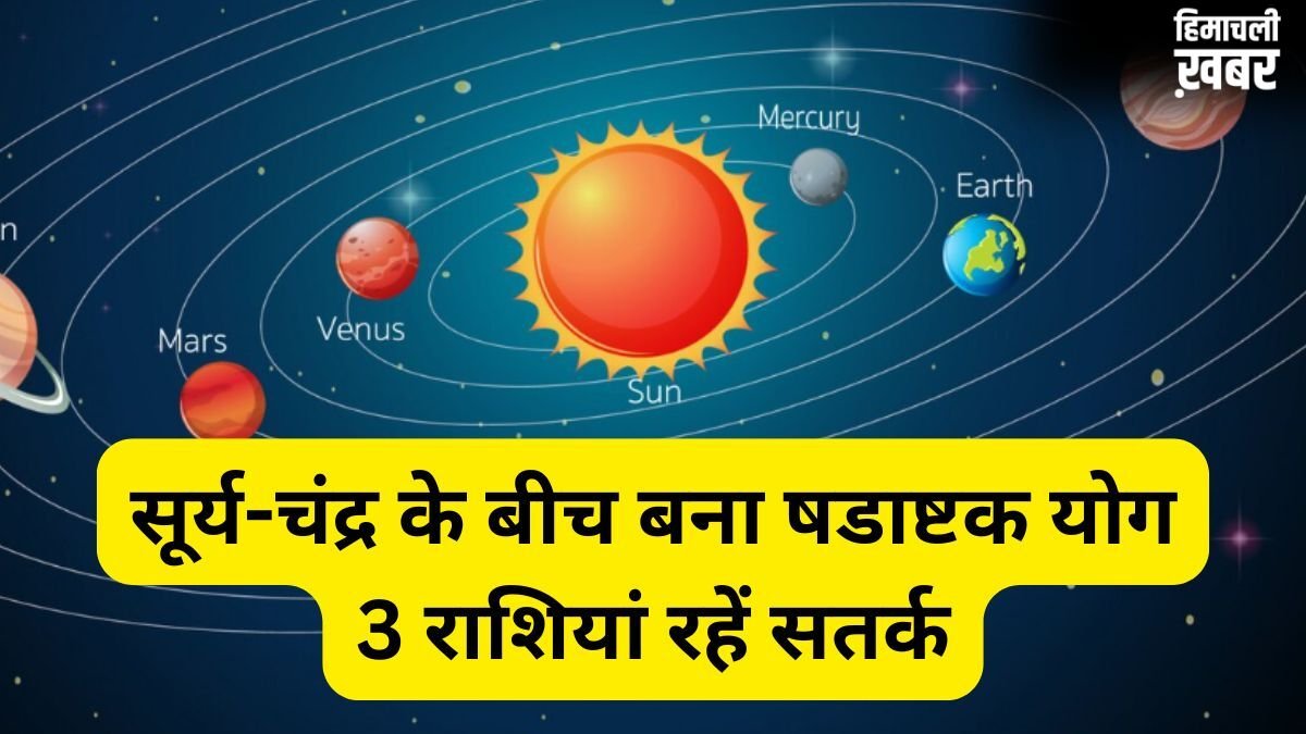सूर्य-चंद्र के बीच बना षडाष्टक योग, 4 राशियों की बढ़ेंगी मुश्किलें, आर्थिक पक्ष को लेकर रहना होगा सतर्क