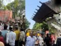 लखनऊ: अतिक्रमण हटाने के लिए चला बुलडोजर तो प्रदर्शनकारियों ने की पत्थरबाजी, पुलिस ने लाठी लेकर दौड़ाया​