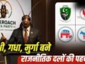 कॉकरोच जनता पार्टी छोड़िए, जानें गधे-हाथी, भालू जैसे सिम्बल वाली पार्टियों ने कैसे रचा इतिहास​