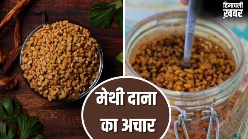 Methi Dana Achar Recipe: पेट में नहीं बनेगी गैस, मरोड़ की होगी छुट्टी…मेथी दाना का अचार रोज 1 चम्मच खाएं, नोट करें रेसिपी