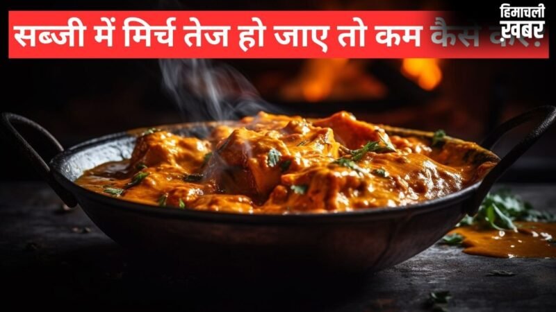 सूखी या ग्रेवी वाली सब्जी में ज्यादा मिर्च होने पर करें ये काम, तीखापन कम करने में मिलेगी मदद​
