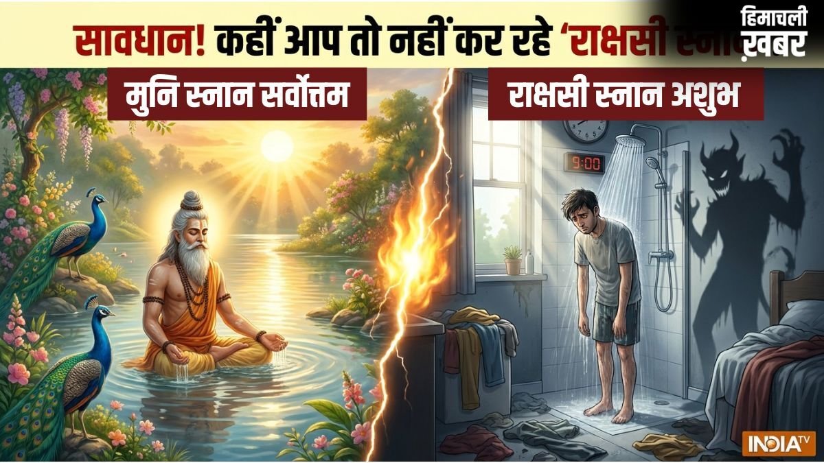 कहीं आप रोजाना राक्षसी स्नान तो नहीं कर रहे? नहाने से पहले ये 1 नियम नहीं जाना तो पछताएंगे​
