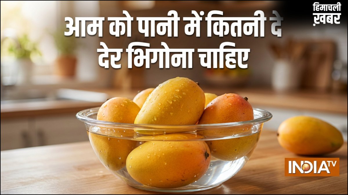 आम को पानी में कितनी देर भिगोना चाहिए, सही तरीका क्या है जिससे केमिकल और गर्मी निकल जाए​