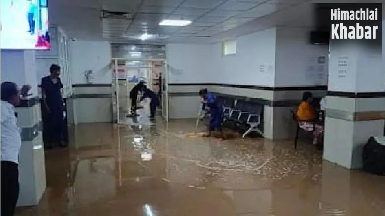 Prayagraj: मॉकड्रिल के दौरान बड़ा हादसा, फायर पाइपलाइन फटी; OPD और डायलिसिस यूनिट में भरा पानी