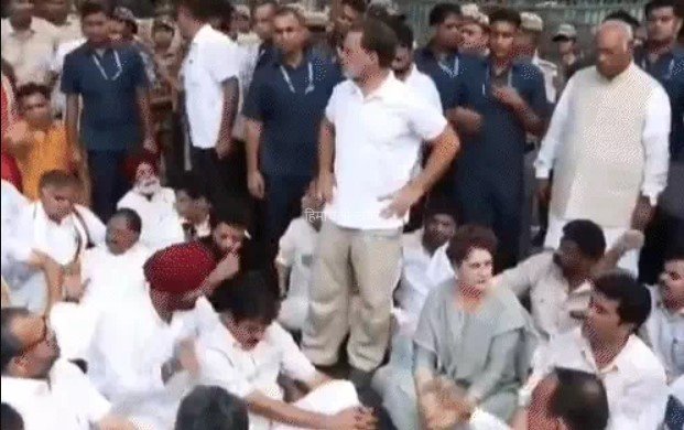 NEET पेपर पर लड़ाई PM मोदी के घर तक आई, राहुल गांधी बैठे धरने पर-मचा हडकंप
