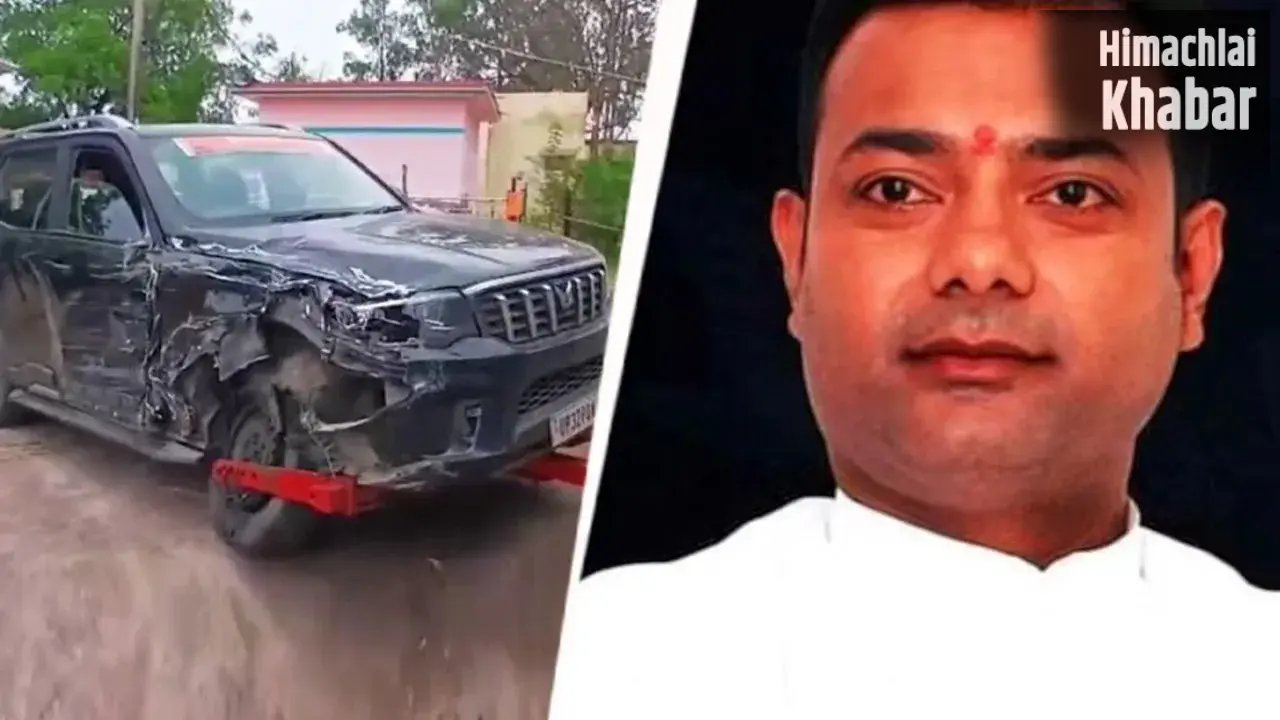 भाजपा विधायक की कार को डंपर से कुचलने की कोशिश; ड्राइवर की सूझबूझ से बची जान, विधायक बोले- हत्या की साजिश थी​