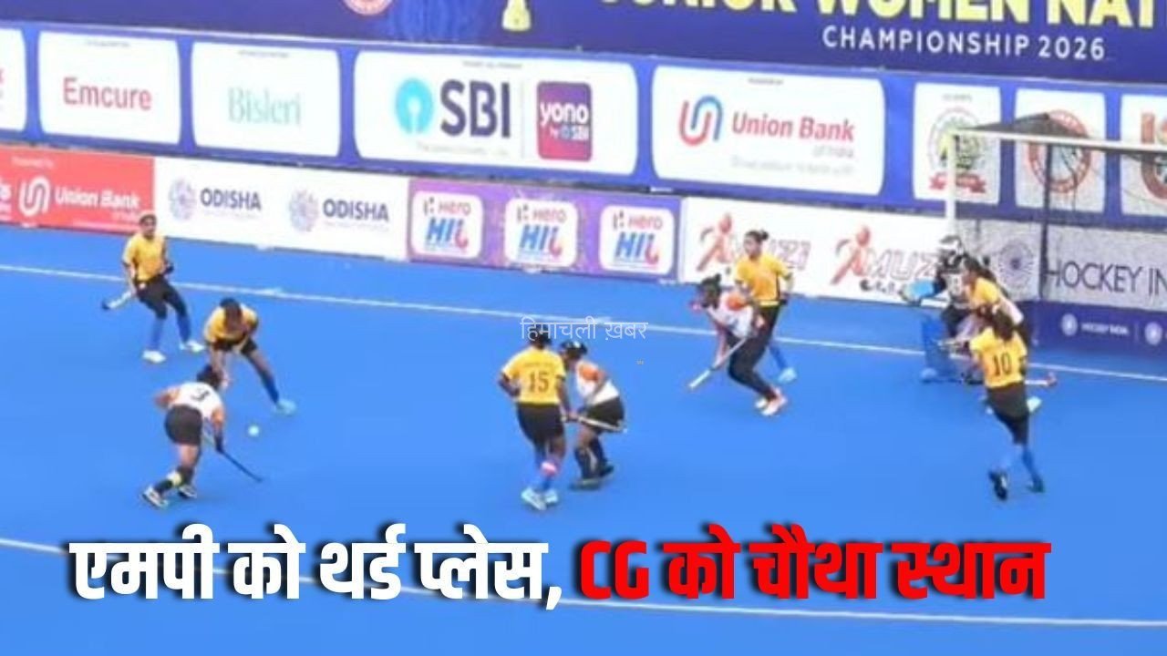 Hockey India Junior Women National:  हरियाणा चैंपियन, फाइनल में झारखंड को हराया, मध्यप्रदेश को थर्ड प्लेस​