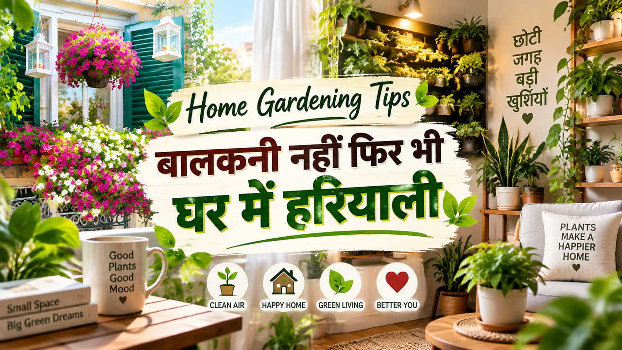 Home Gardening Tips: घर में नहीं है बालकनी? कोई बात नहीं! इन 5 जगहों पर लगाएं पौधे, खिल उठेगा कोना-कोना​