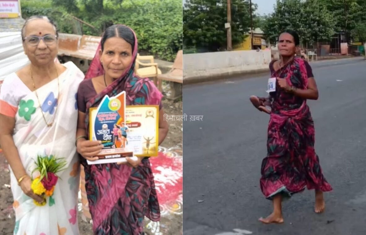 बेटी की पढ़ाई​​ के लिए नंगे पैर दौड़ी मां, मैराथन में जीता 3 हजार रुपये का ईनाम, पति की मौत के बाद अकेले संभाल रहीं परिवार​​​