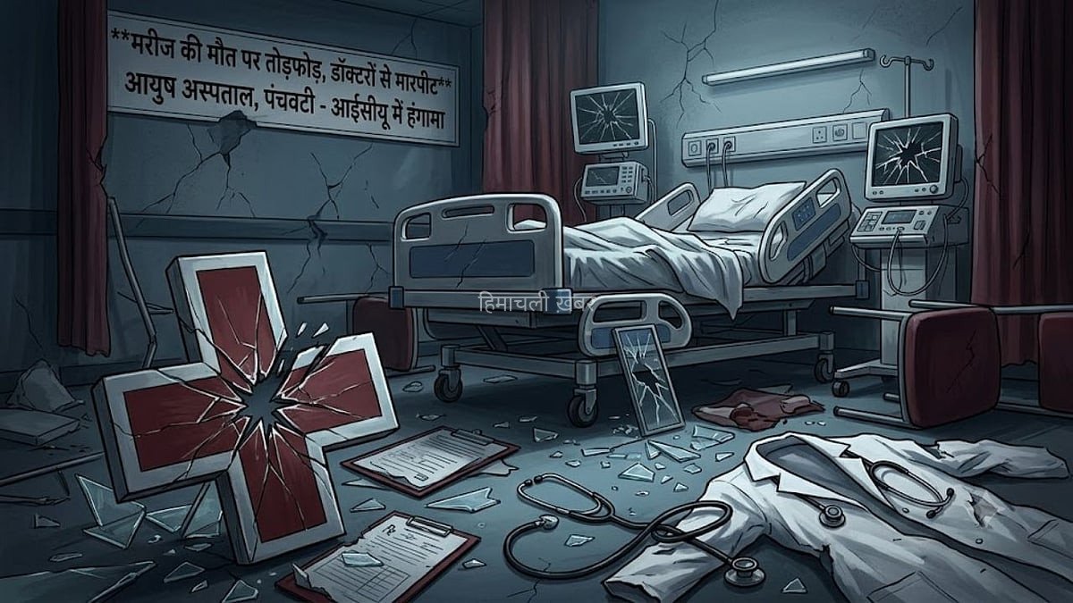 नासिक में मरीज की मौत पर तोड़फोड़, डॉक्टरों से मारपीट, पंचवटी के आयुष अस्पताल के आईसीयू में परिजनों का हंगामा